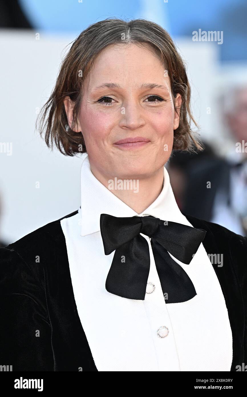Vicky Krieps attends the Red Carpet of the closing ceremony at the 77th