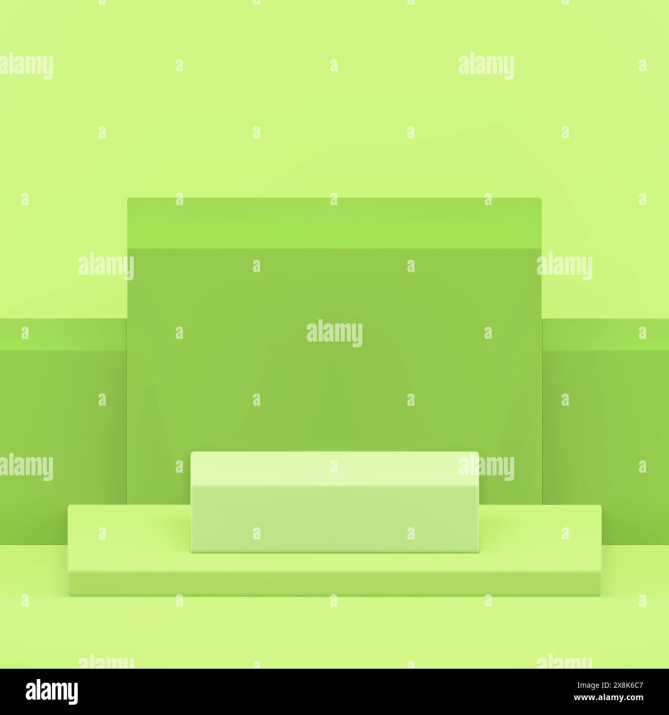 Shop Podium Light green 3d showroom podium pedestal with cubes wall background ...