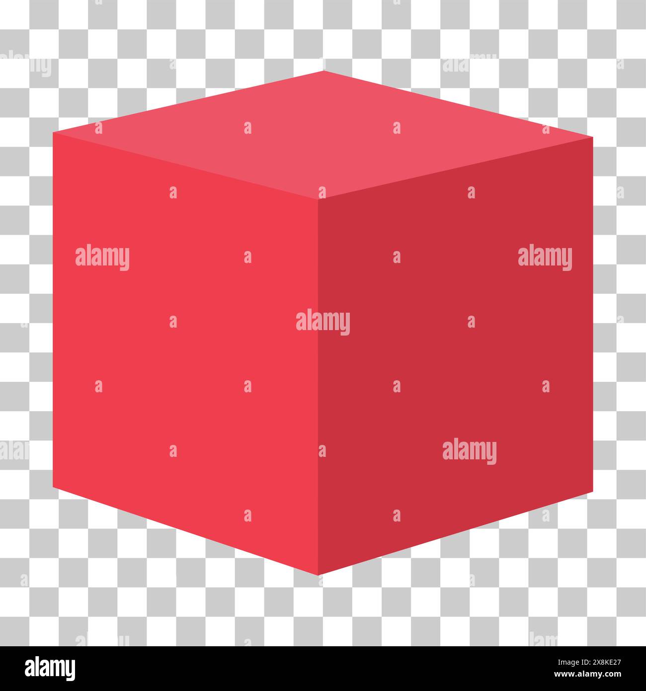 Isometric cube design, web modern concept icon, geometric shape vector ...