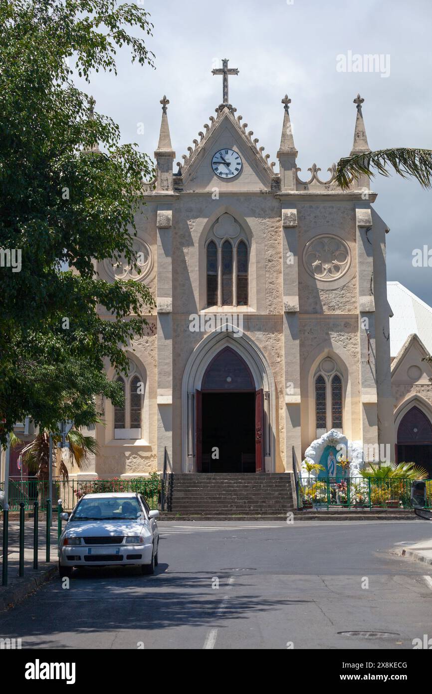 Église St Jacques in Saint-Denis de la Reunion Stock Photo - Alamy