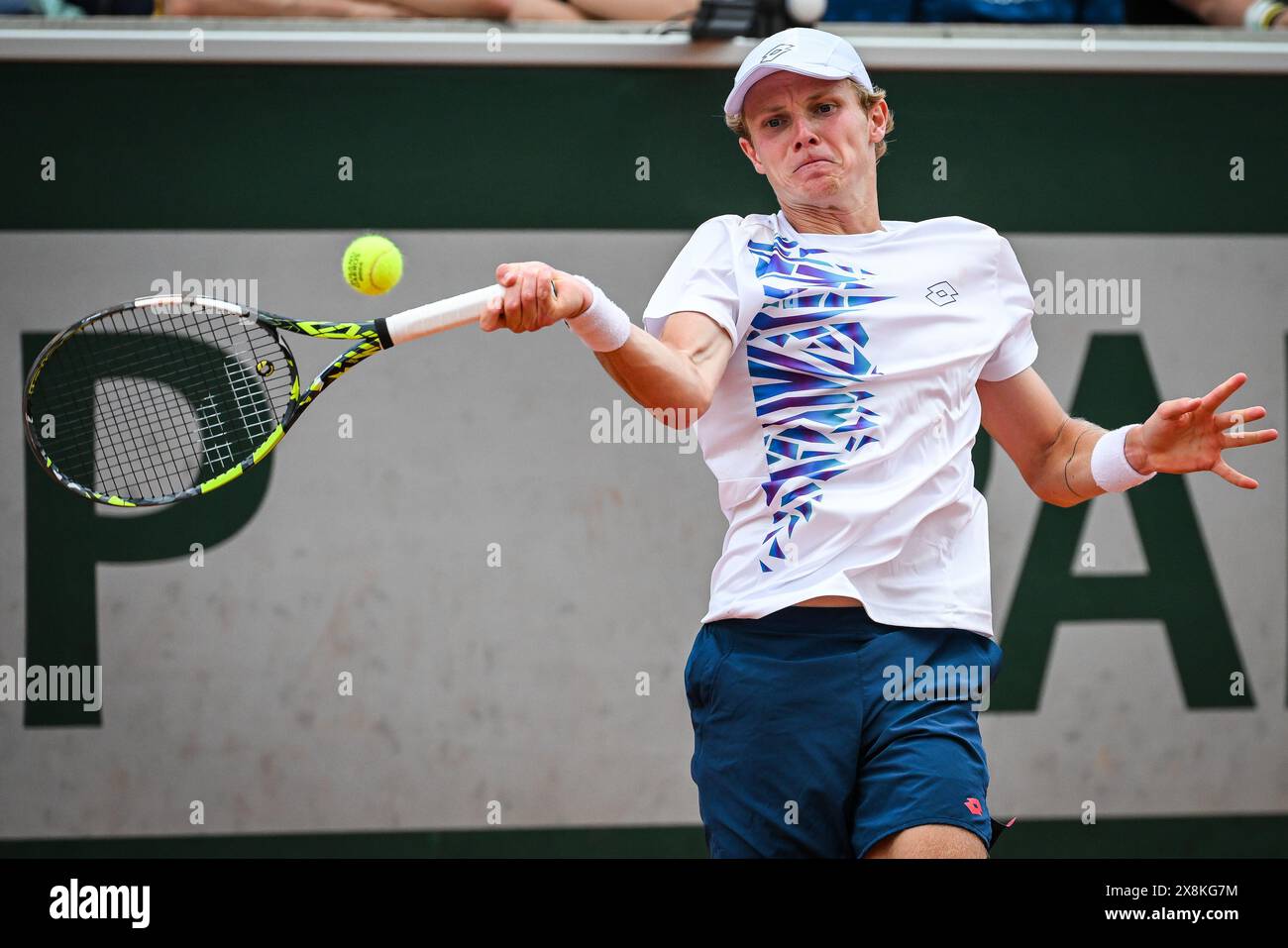 Jesper DE JONG of Netherlands during the first day of Roland-Garros