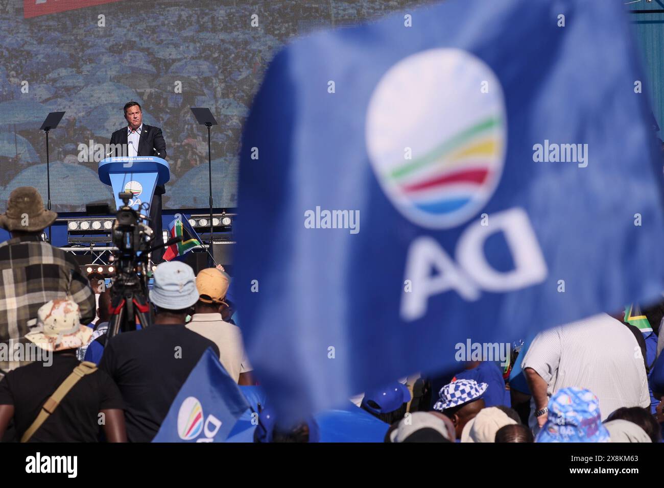 Benoni, South Africa. 26th May, 2024. John Steenhuisen, leader of the ...