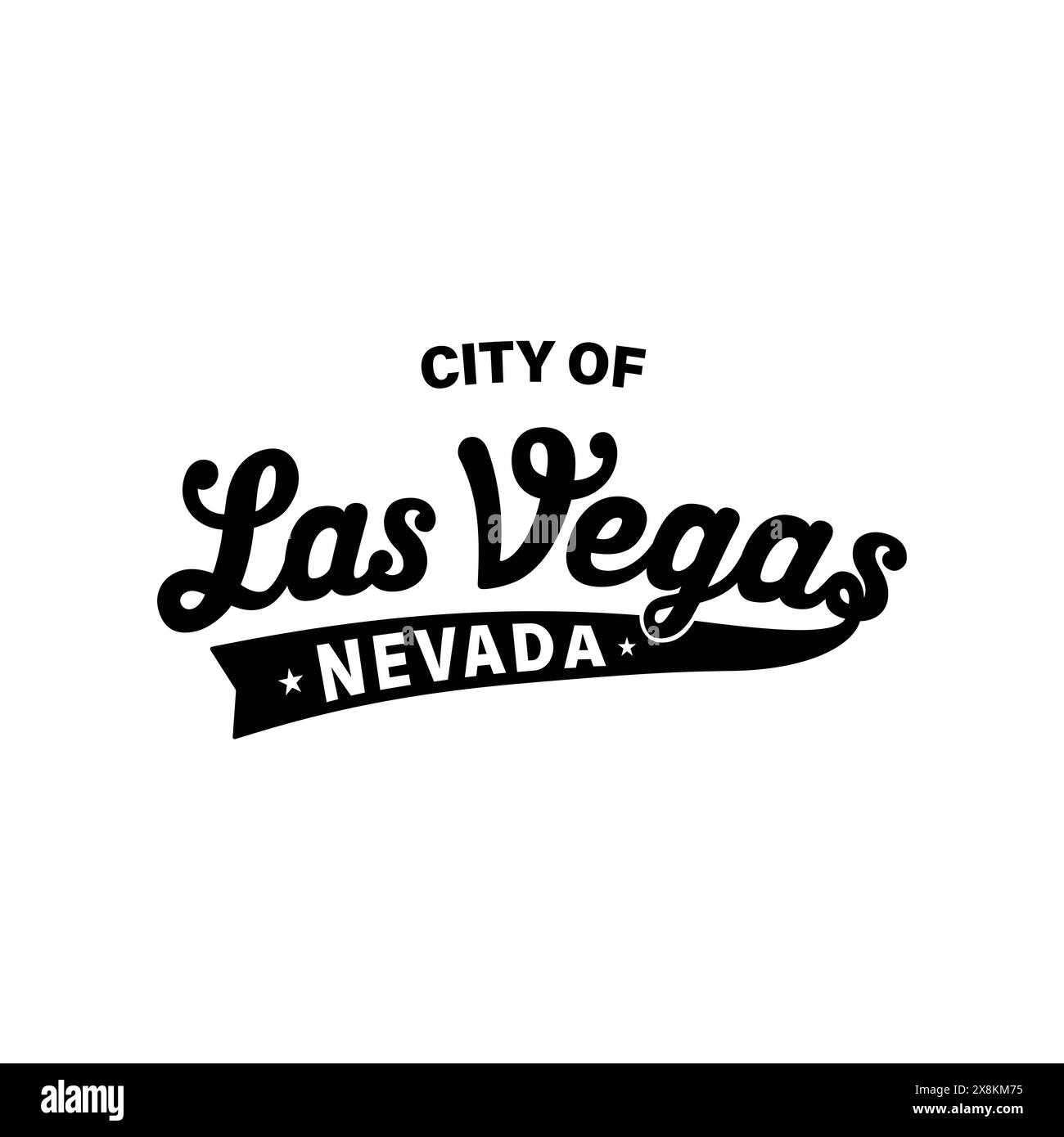 City Of Las Vegas Lettering Design Las Vegas Nevada Typography Design Vector And Illustration 6350