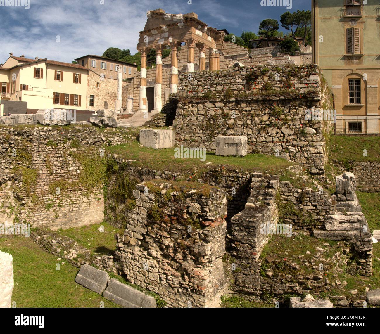 roman-ruins-in-brescia-lombardy-stock-photo-alamy