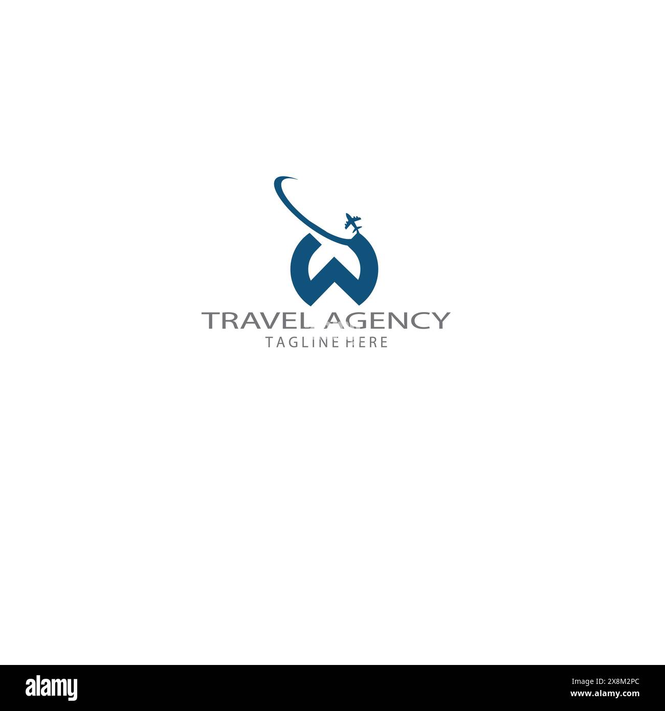W letter logo creative design template, victor Stock Vector