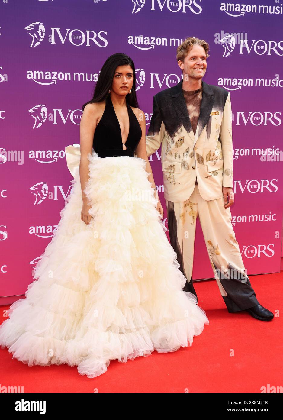 Angelina Jordan and Toby Gad attend The Ivors 2024 at the Grosvenor ...