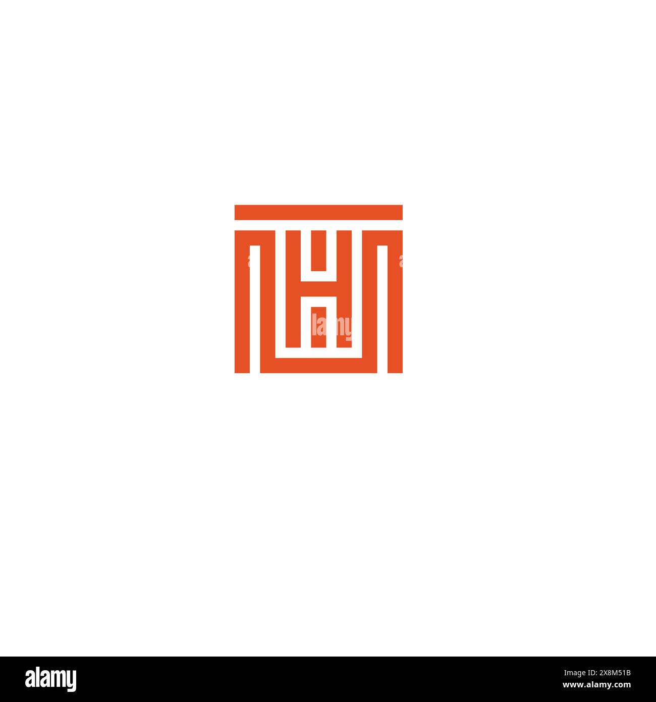 HM logo design, symbol, icon, vector file logo, Stock Vector