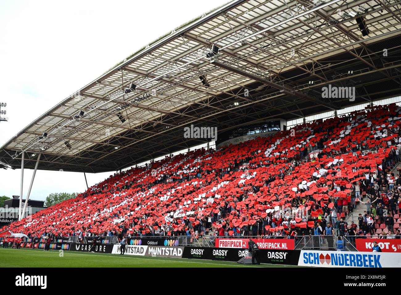 UTRECHT Fan of FC Utrecht during the European football playoffs