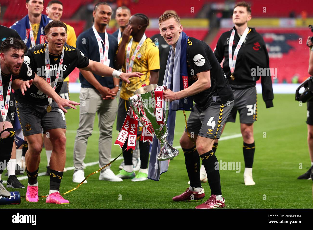 Wembley Stadium, London, UK. 26th May, 2024. EFL Championship Play Off