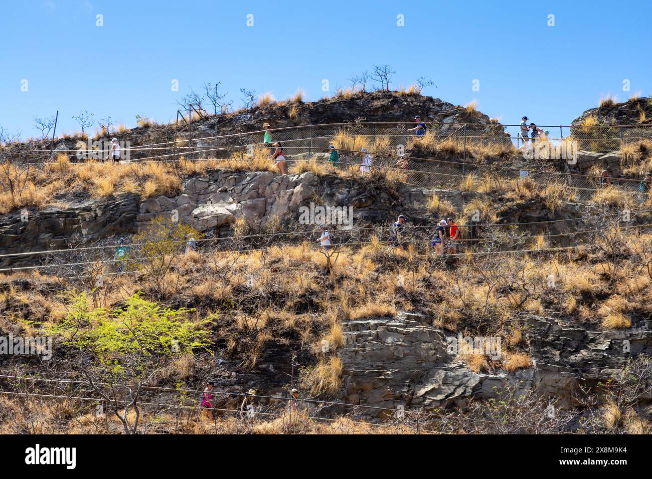 Diamond head trail waikiki oahu hi-res stock photography and images - Alamy