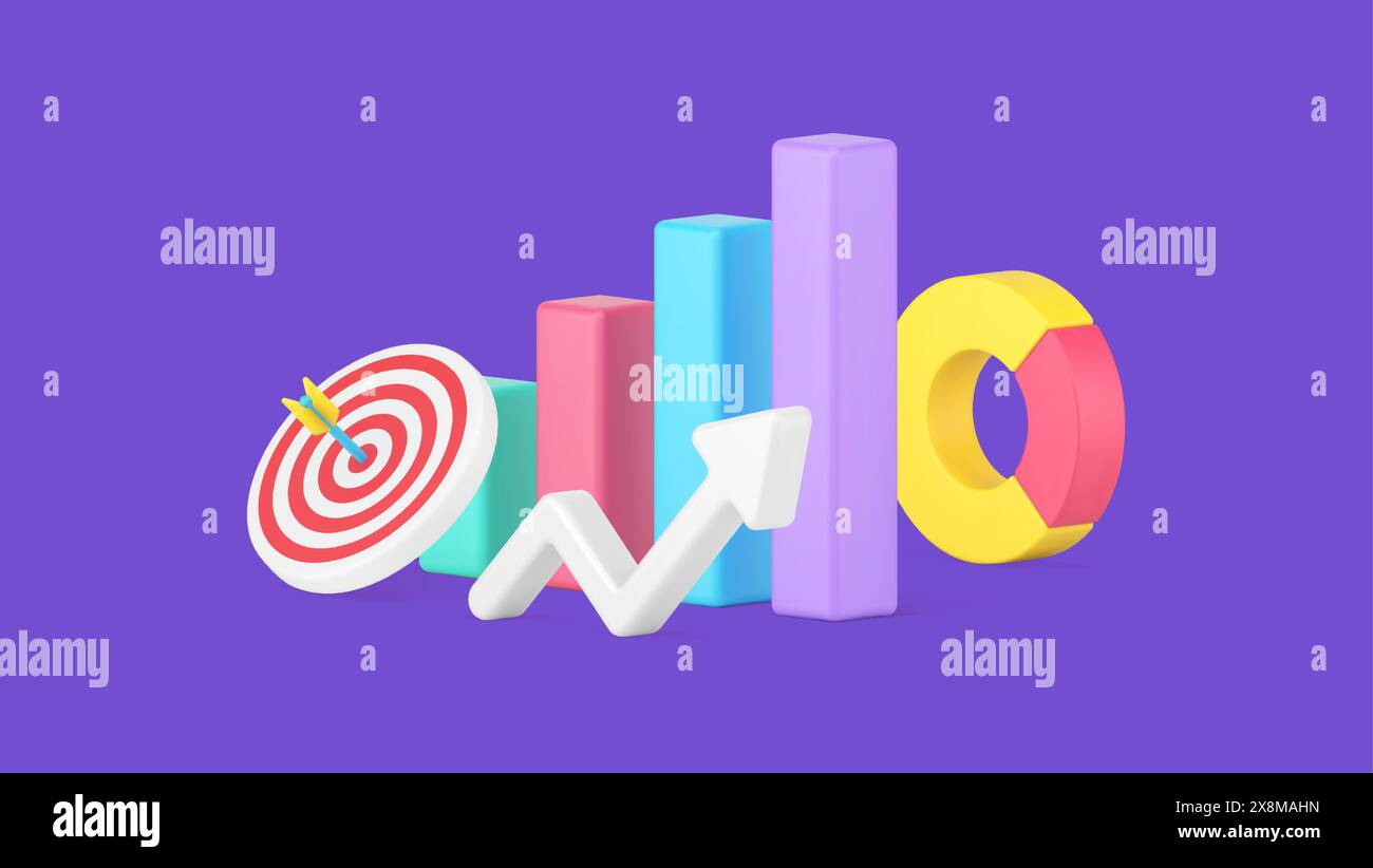 Business growth efficiency productivity strategy bar graph chart ...