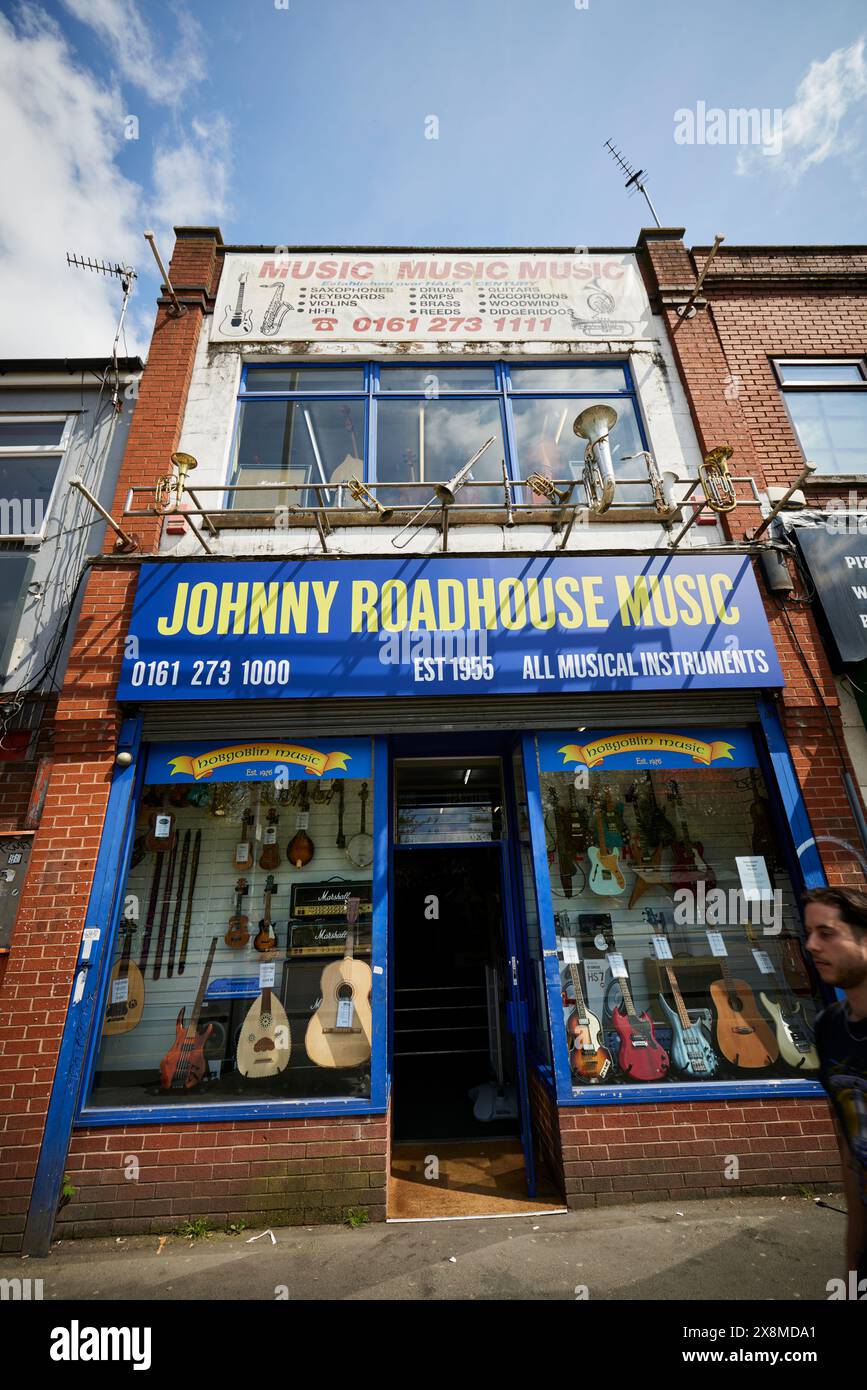 Manchester Oxford Road corridor Johnny Roadhouse musical Instruments