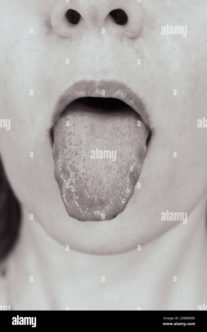 Long Tongue Woman Hi-res Stock Photography And Images - Alamy