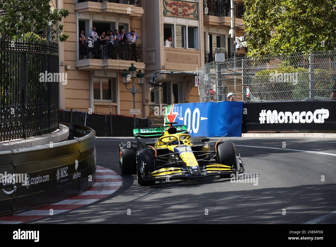 Monaco, Monaco. 26th May, 2024. Oscar Piastri of McLaren on track
