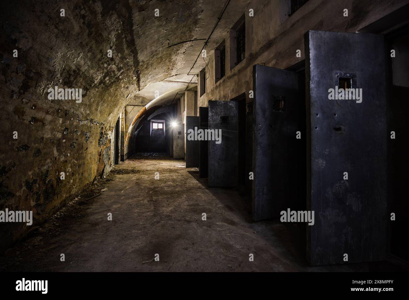 Dark cell prison jail hi-res stock photography and images - Alamy