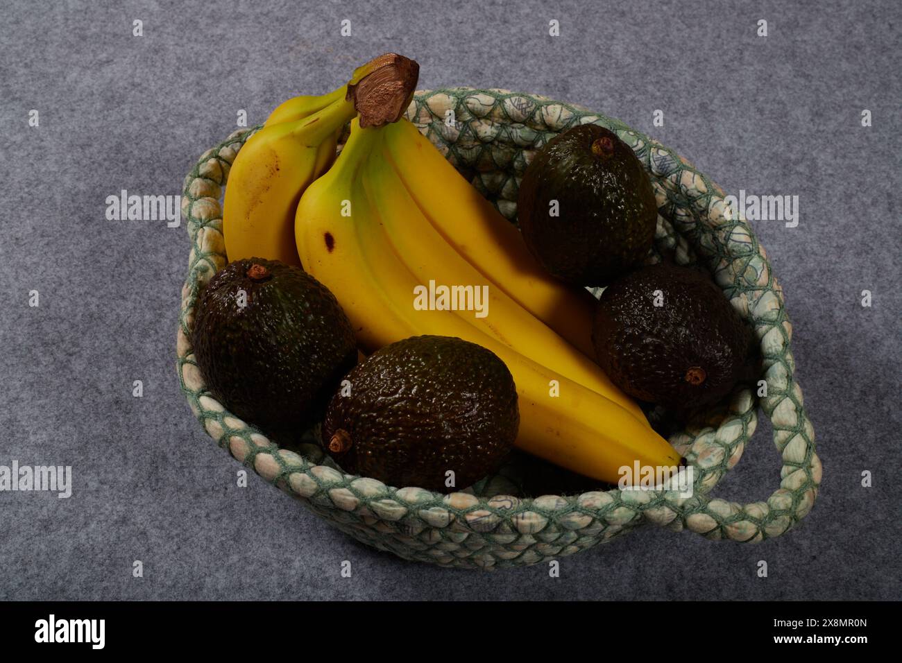 Potassium rich foods, Avocados, Bananas and Tomatoes. Healthy summer