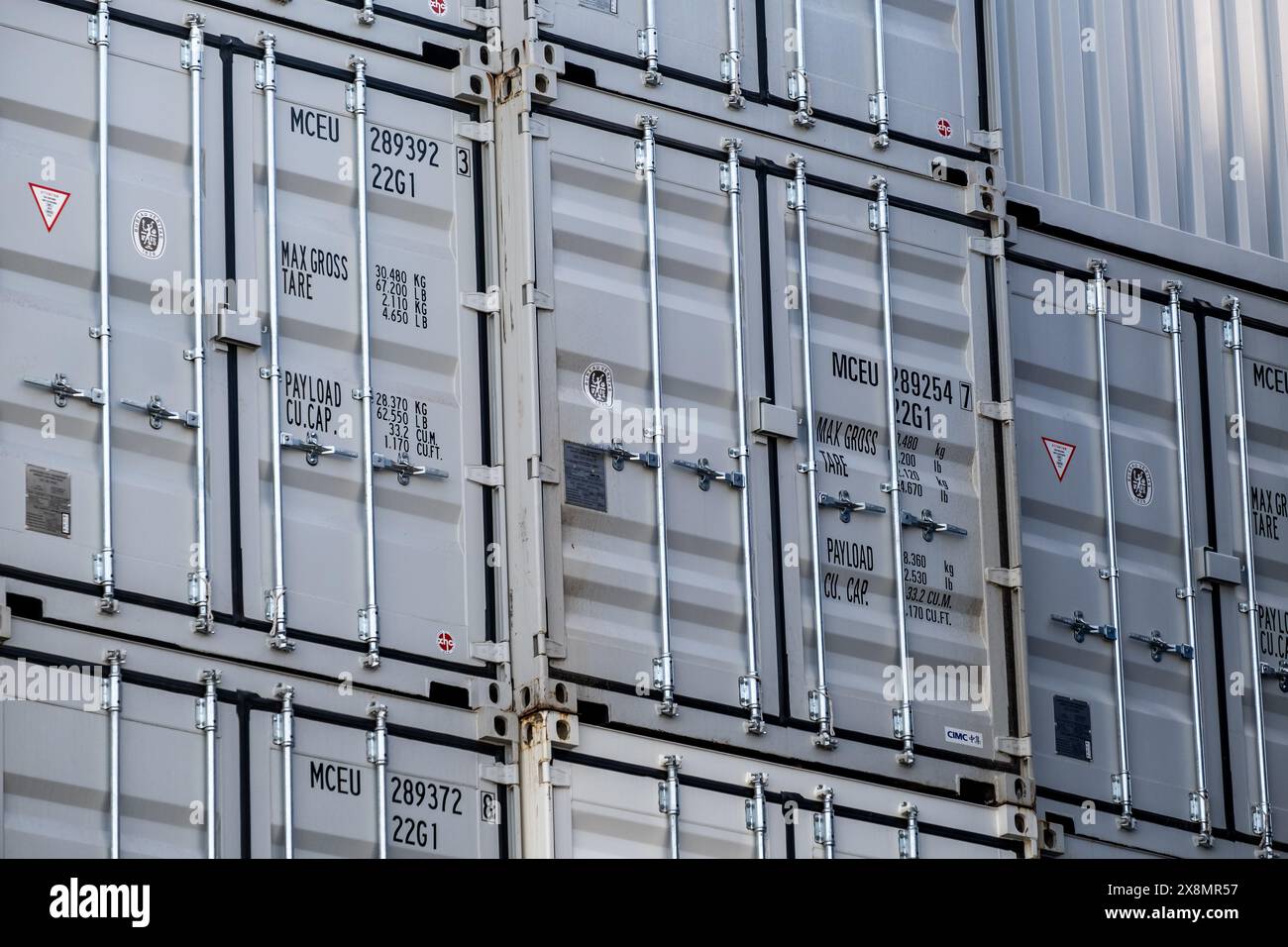 Stack containers box cargo hi-res stock photography and images - Alamy
