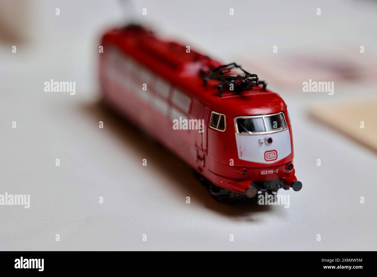 Deutsche Bahn Model Train Stock Photo