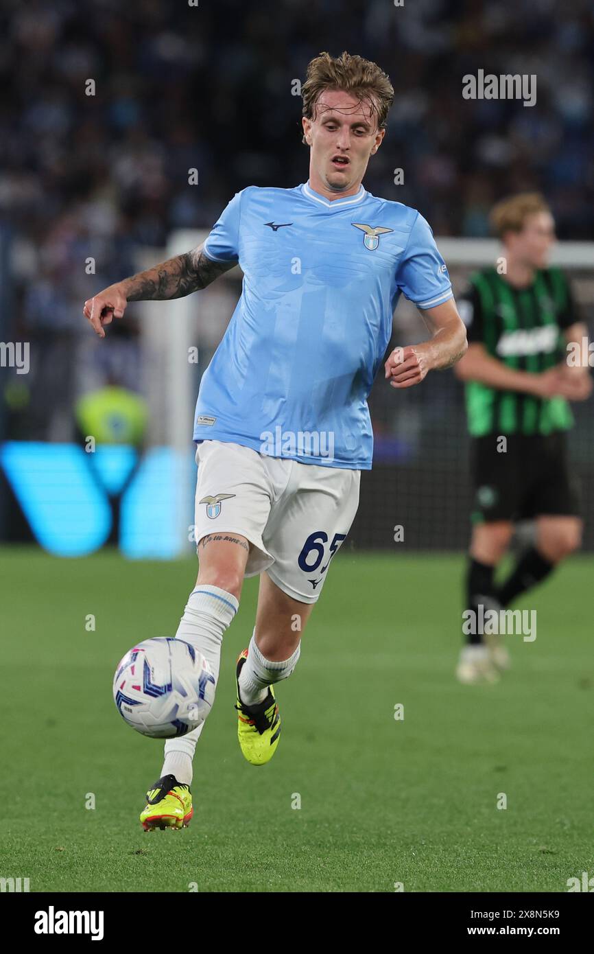 Rome, Italy. 26th May, 2024. Rome, Italy 26.05.2024: during Italian Serie A TIM 2023-2024 football match SS LAZIO VS SASSUOLO at Olympic Stadium in Rome. Credit: Independent Photo Agency/Alamy Live News Stock Photo