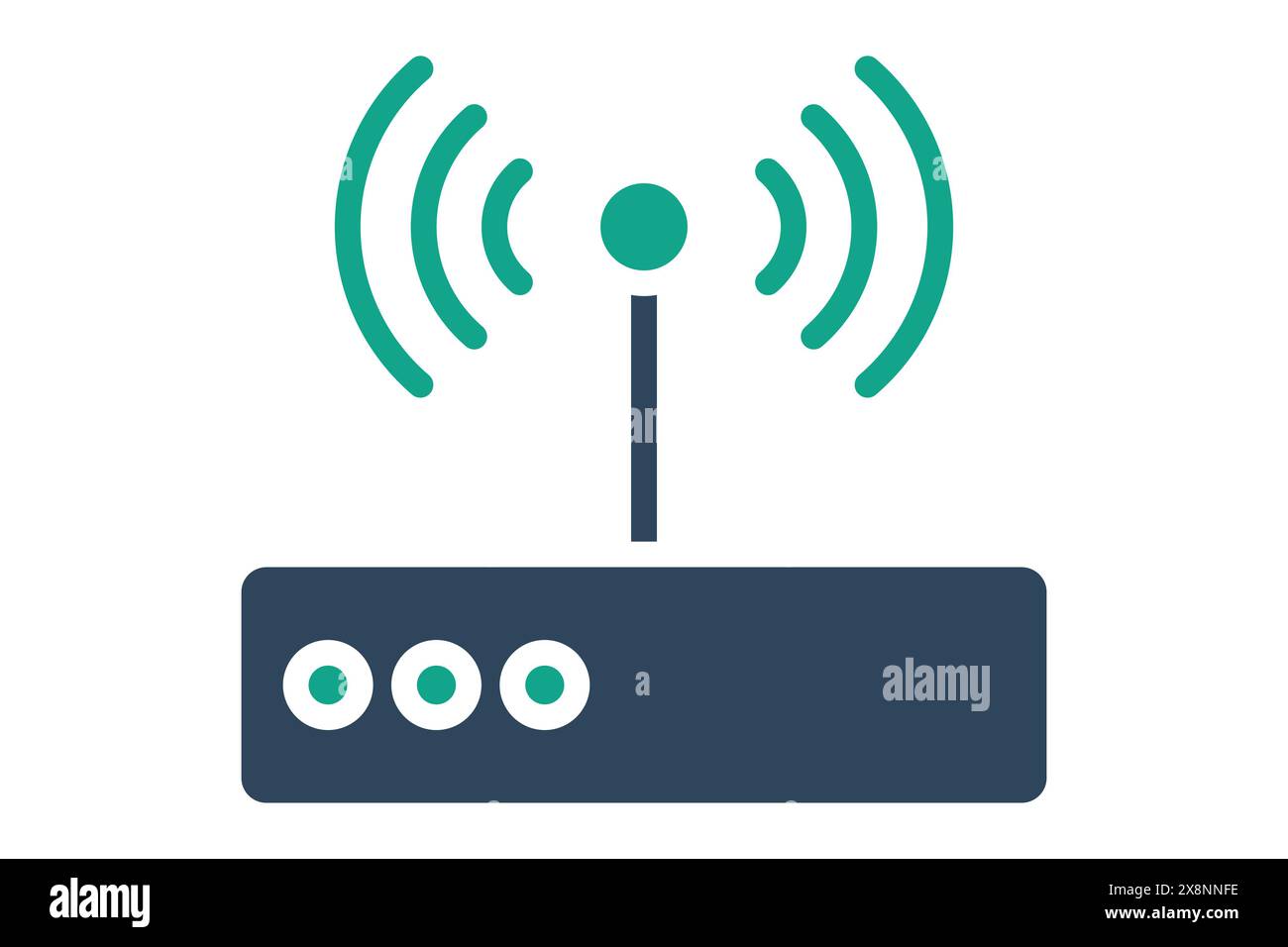 Internet icon. icon related to utilities. solid icon style. utilities elements vector illustration Stock Vector