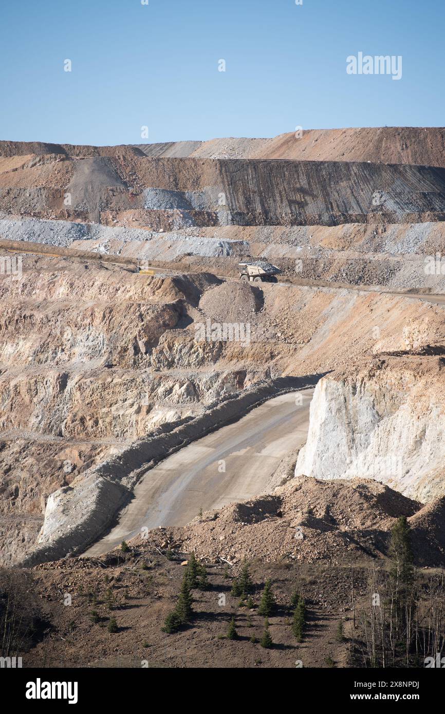 The open pit mining operation at the Cripple Creek and Victor Gold Mine