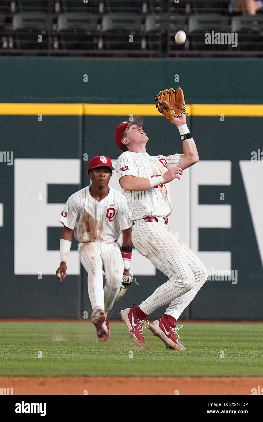 Arlington, United States. 25th May, 2024. Oklahoma's Jackson Nicklaus