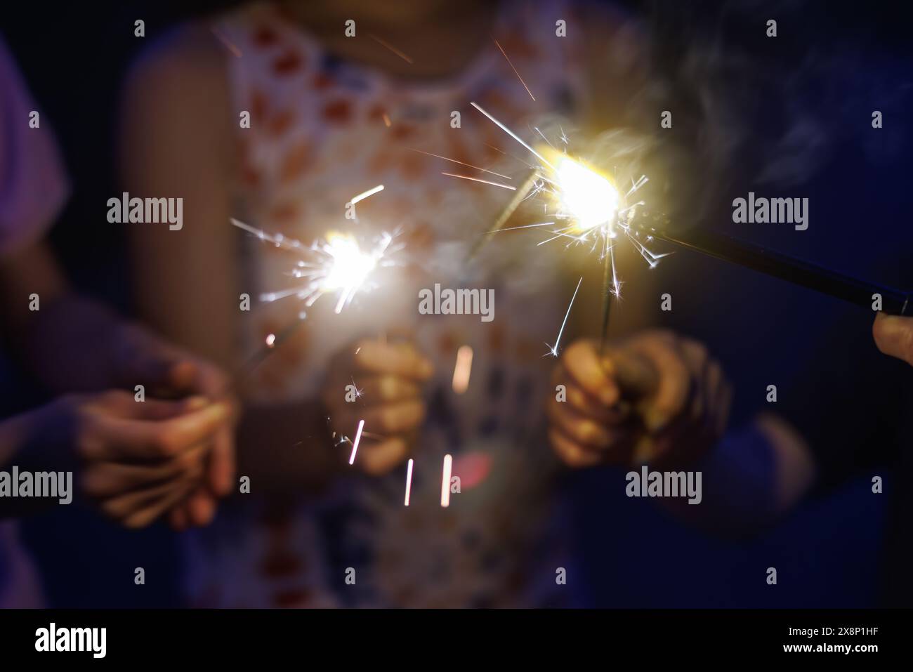 sparks going off like the 4th of july
