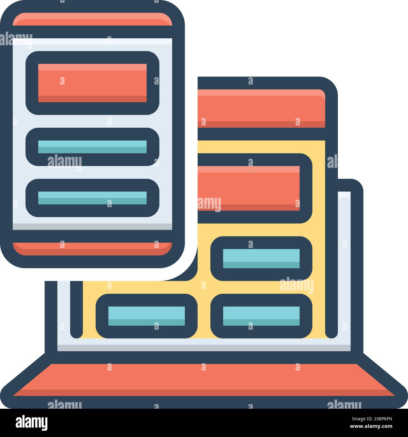 Icon for responsive design Stock Vector Image & Art - Alamy