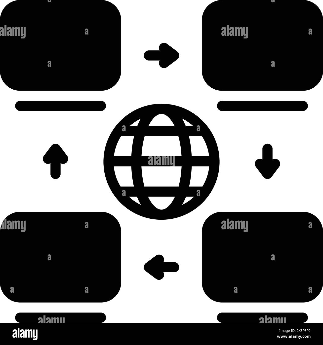 Share logotype Black and White Stock Photos & Images - Alamy