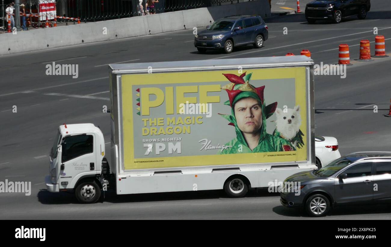Las Vegas, Nevada, USA 15th May 2024 Piff The Magic Dragon Billboard ...