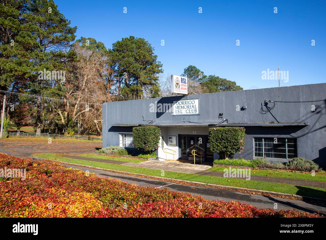 Dorrigo Australia, Dorrigo Memorial RSL club and bar for returned services league and visitors, NSW,Australia,2024 Stock Photo