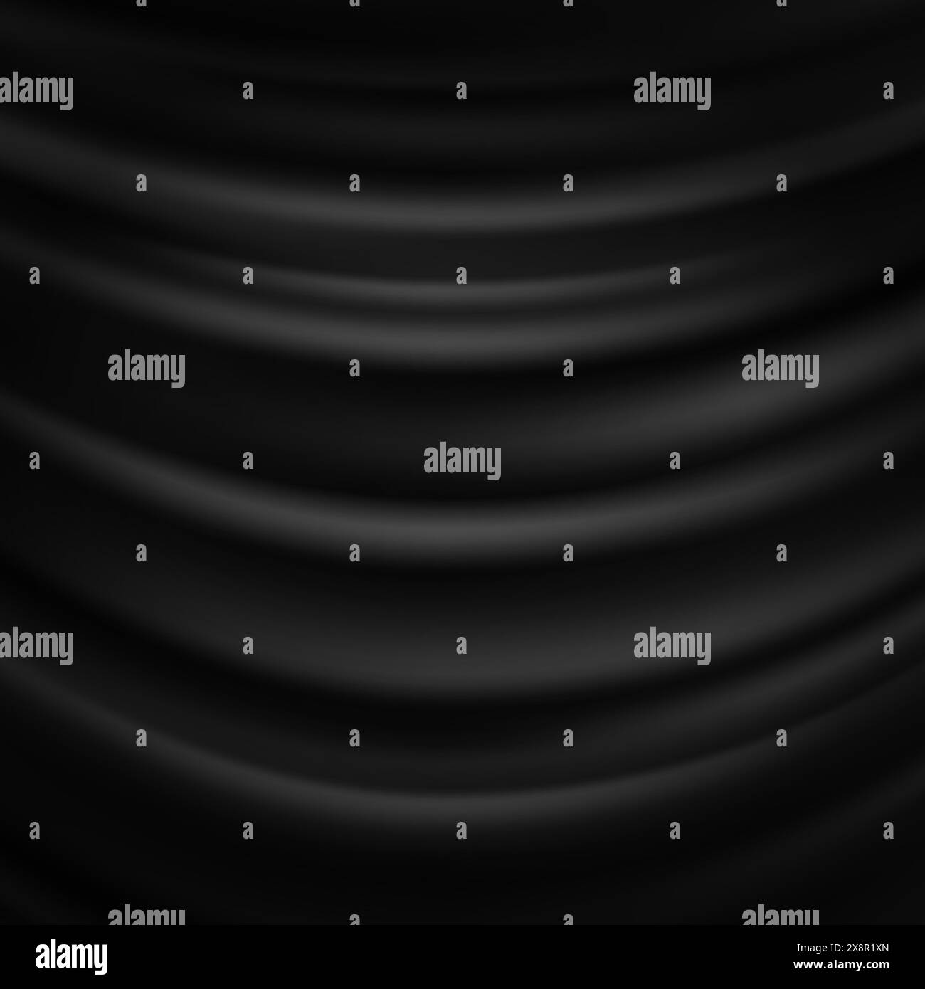 A vibrant black background with flowing wavy lines in various shades ...