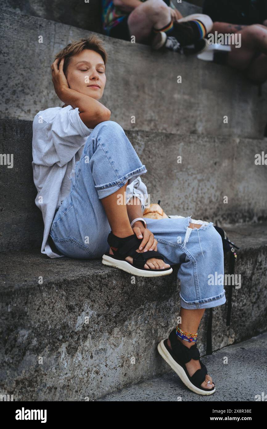 Fashionable woman argentina hi-res stock photography and images - Alamy