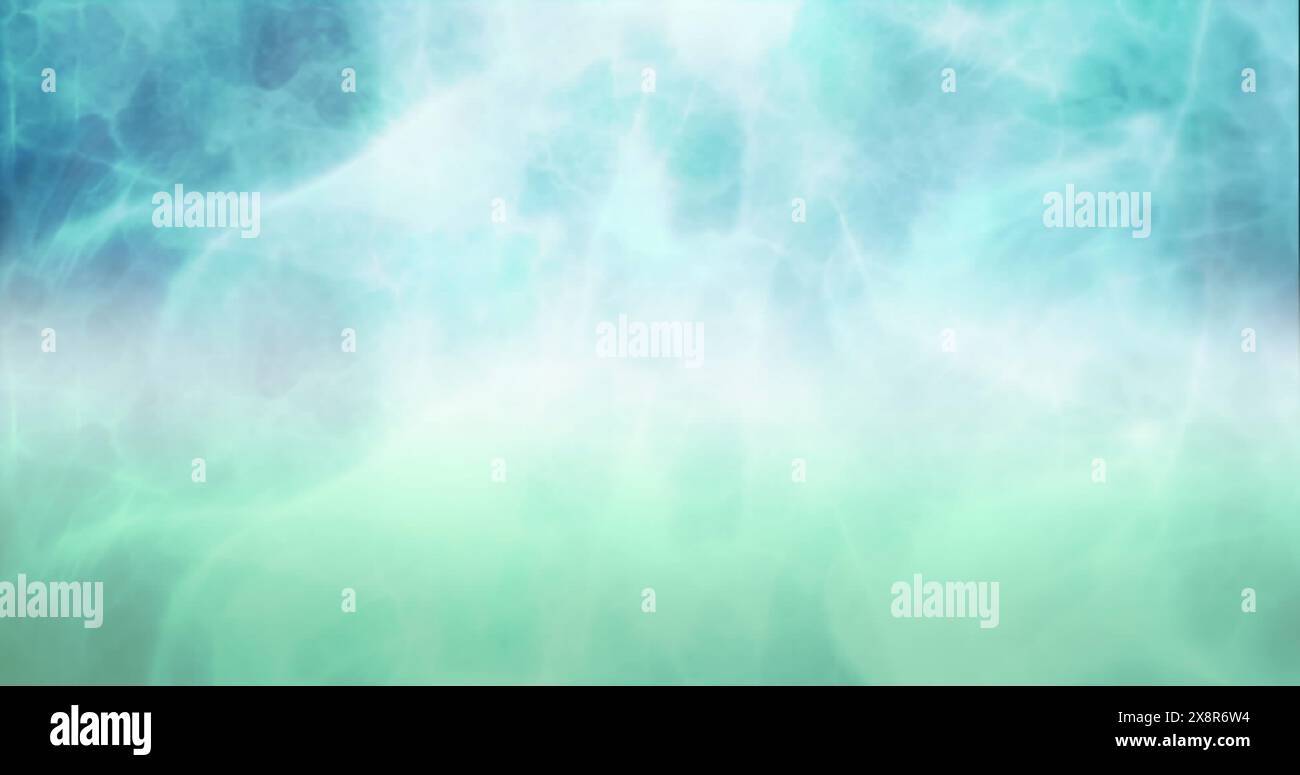 Image of green clouds of smoke moving on seamless loop Stock Photo