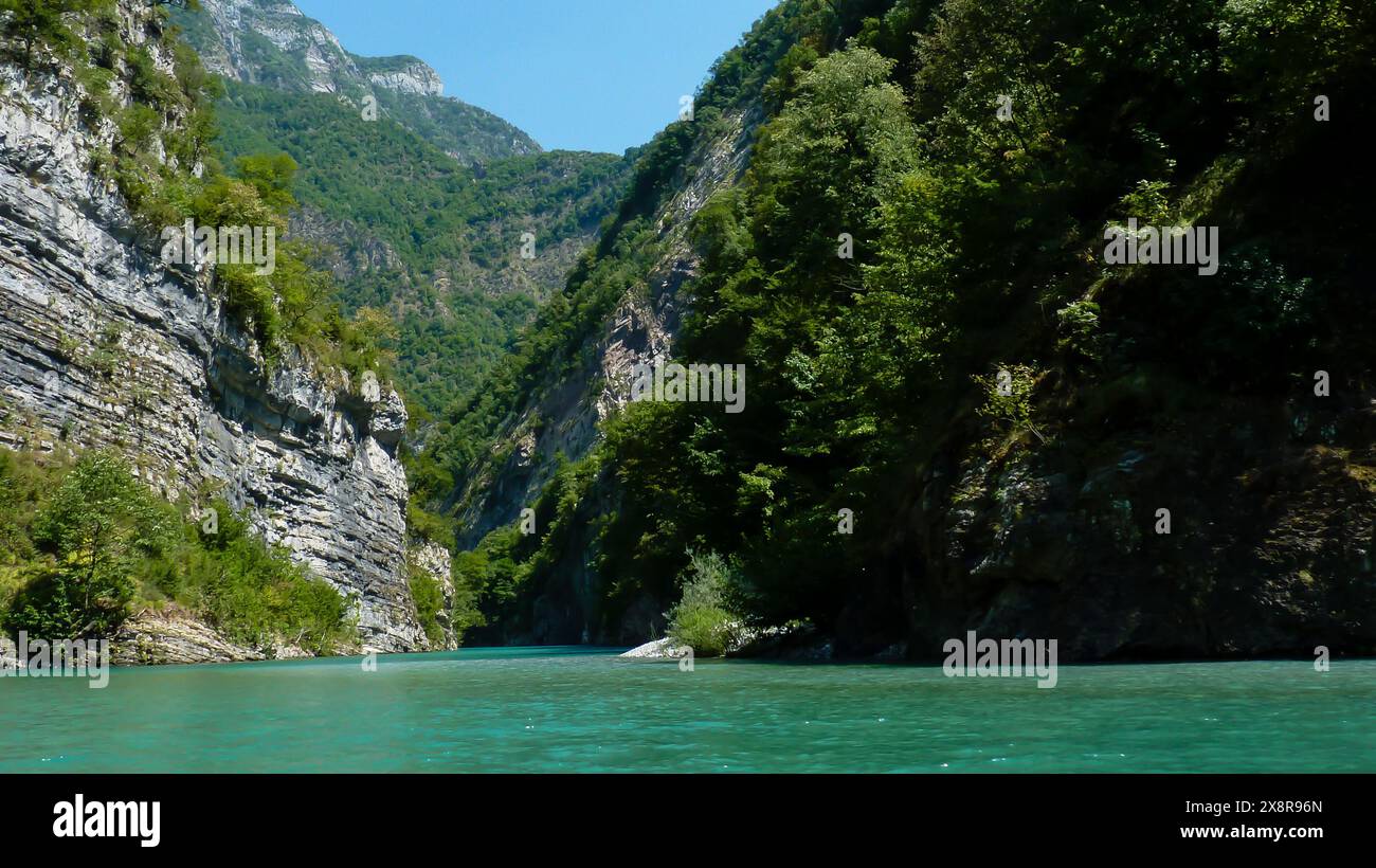 Lake boat travel Stock Photo