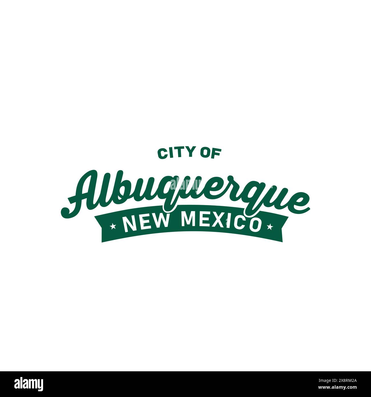 City of Albuquerque lettering design. Albuquerque, New Mexico