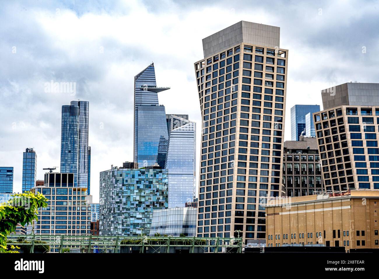 New York, NY - US - May 19, 2024 Horizontal view of Manhattan’s westside neighborhood of Chelsea, with the iconic One High Line, IAC Headquarters, 100 Stock Photo