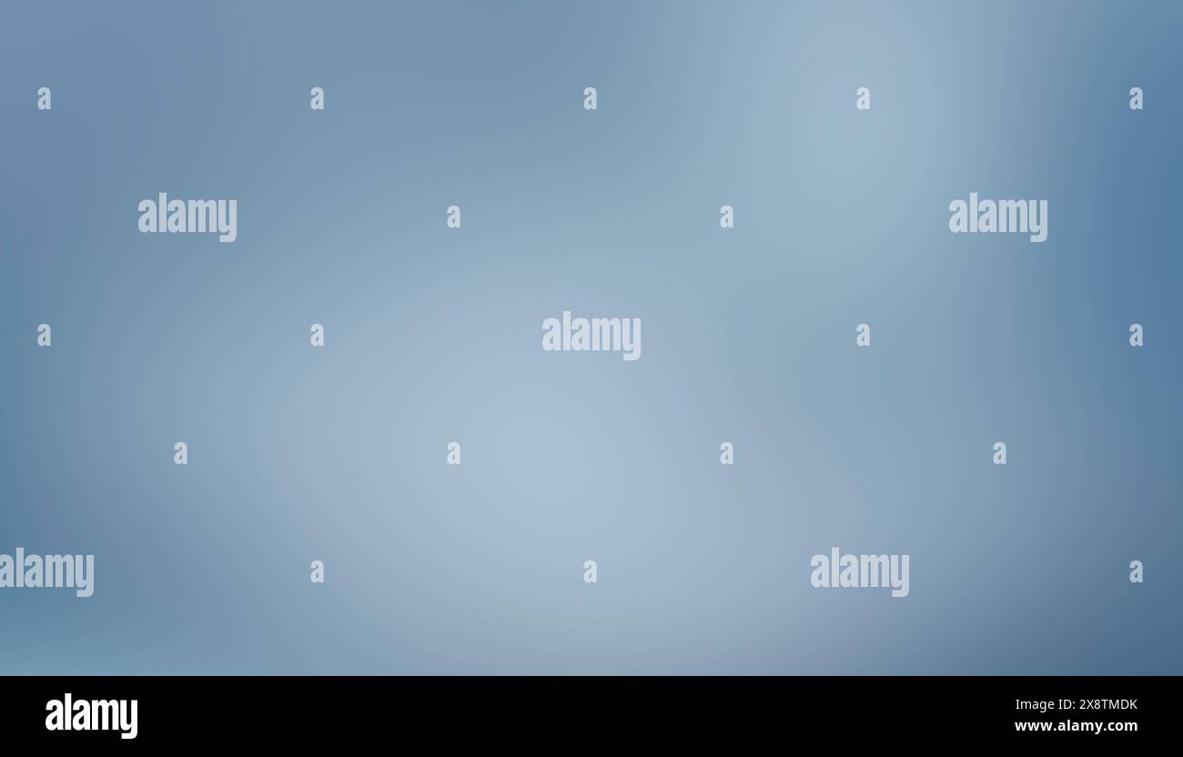 Smooth blue gray light bokeh abstract background color gradient light highlights Stock Photo