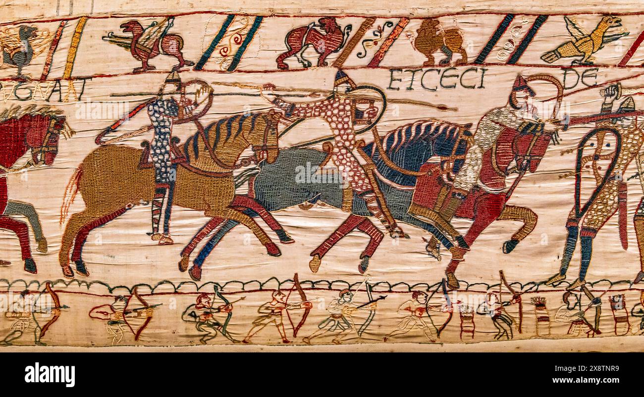 The battle of hastings bayeux hi-res stock photography and images - Alamy