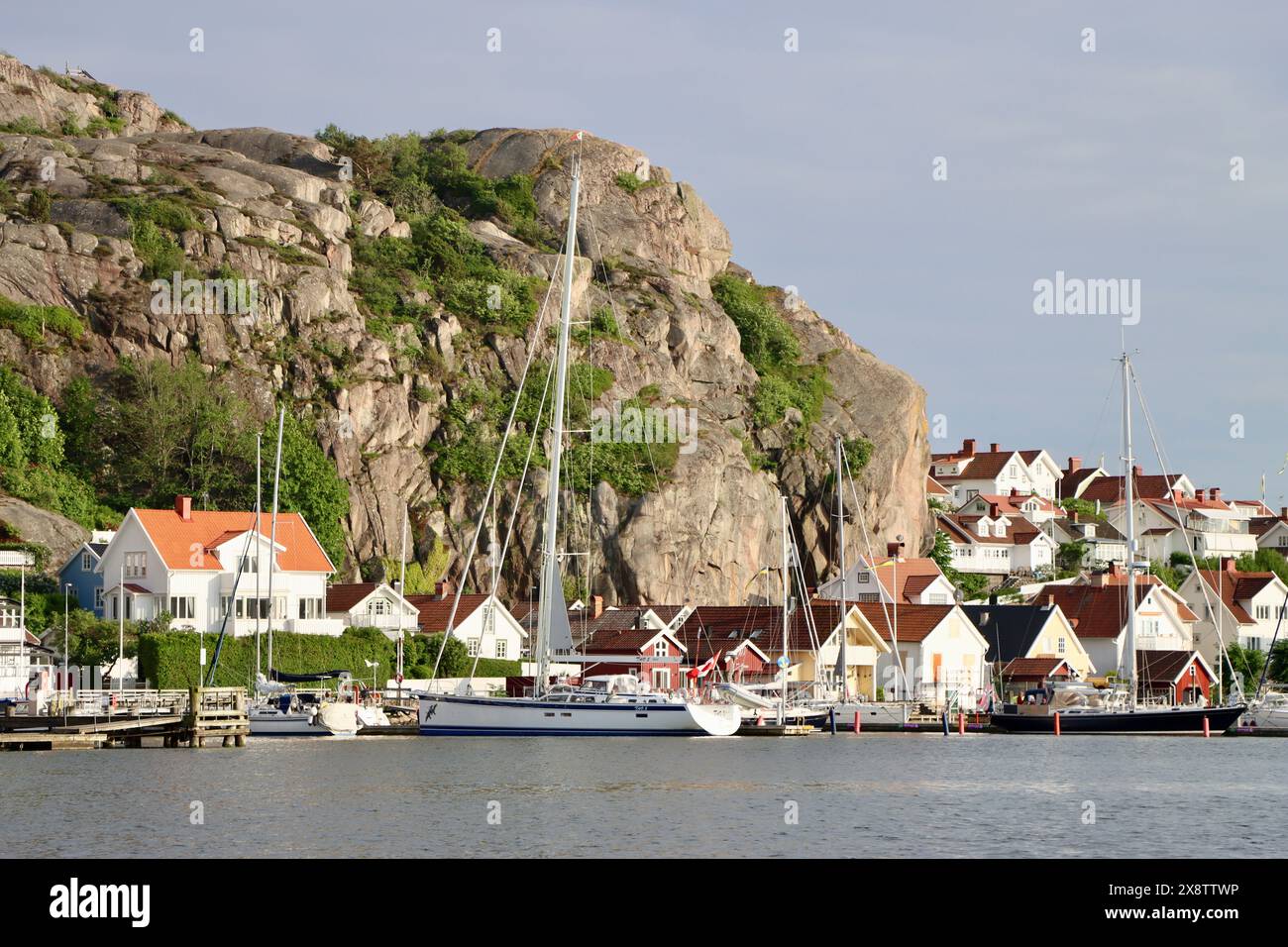 Swedish Summer Destination Fj llbacka Village And Harbor On Western swedish-summer-destination-fj-llbacka-village-and-harbor-on-western