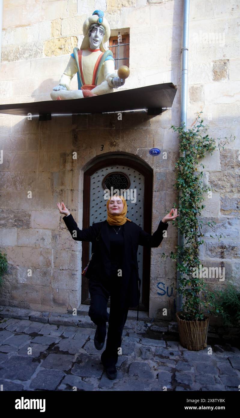 May 25, 2024: Gaziantep, Turkey. 26 May 2024. Amused visitors at the ...