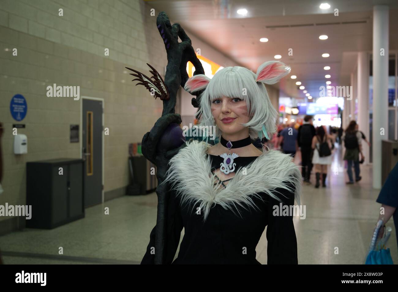 A female Cosplayer at MCM Comic Con in London Stock Photo