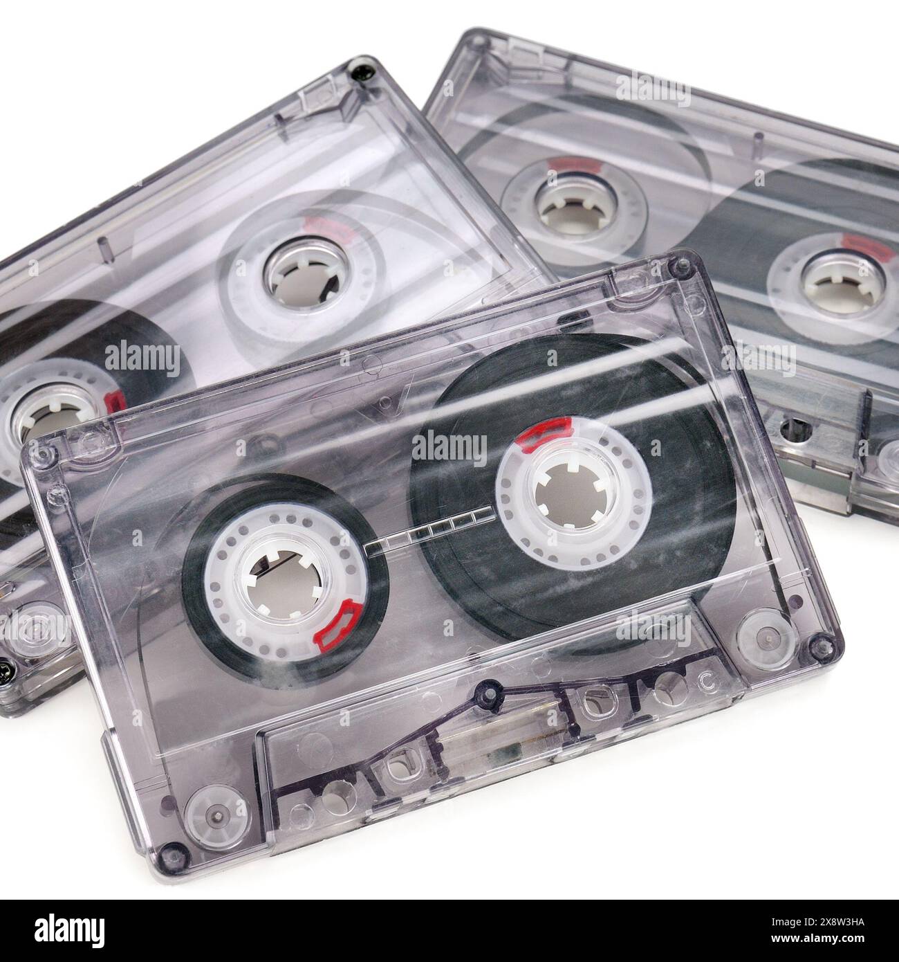 Vintage audio cassette tape isolated on white background Stock Photo ...