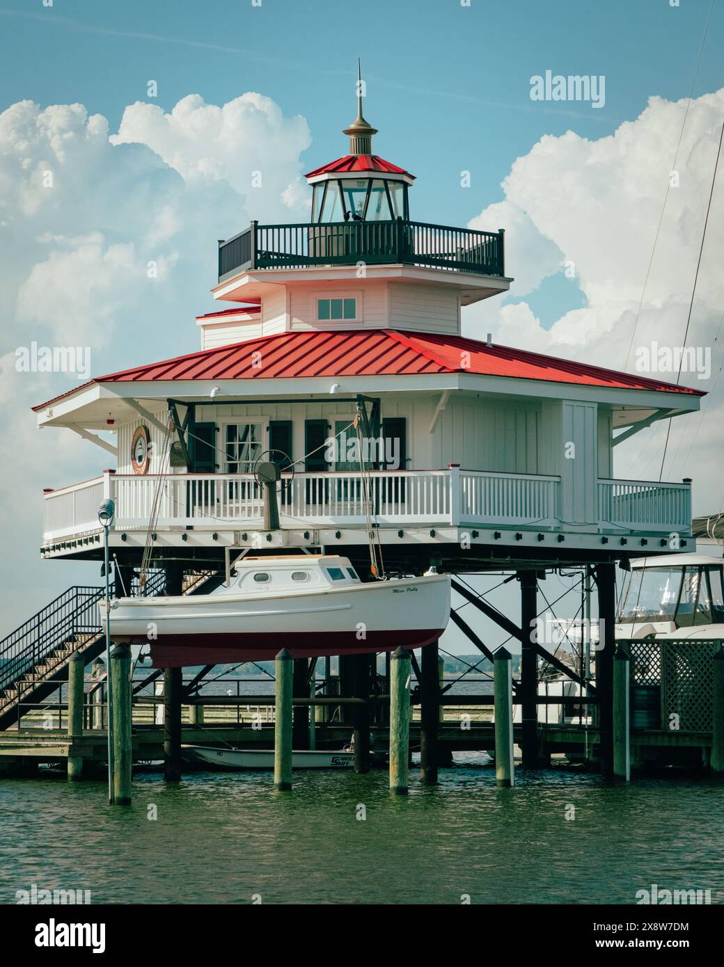 Choptank river lighthouse cambridge maryland stock photo alamy