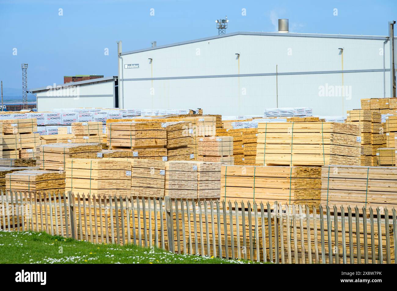 Glennon Brothers Sawmill Troon South Ayrshire Scotland UK Europe glennon-brothers-sawmill-troon-south-ayrshire-scotland-uk-europe