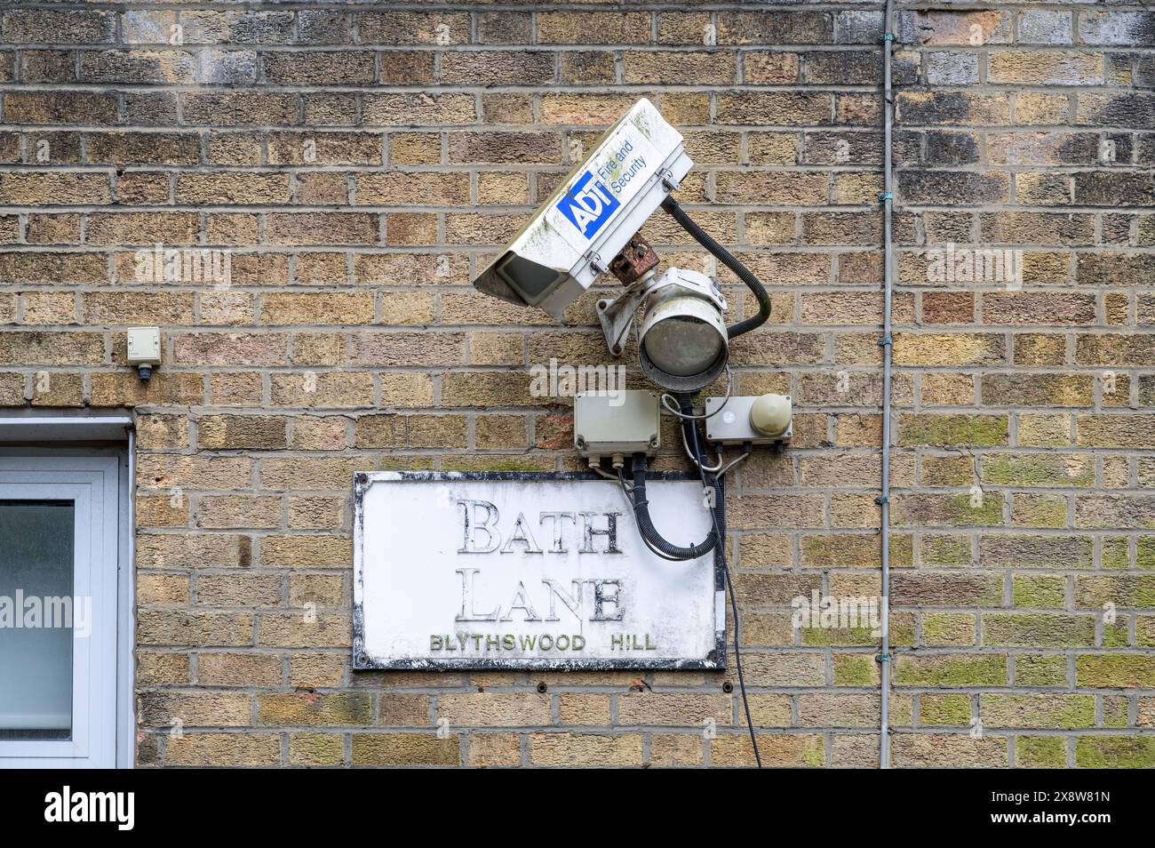 CCTV security camera, Bath Lane, Glasgow, Scotland, UK, Europe Stock ...