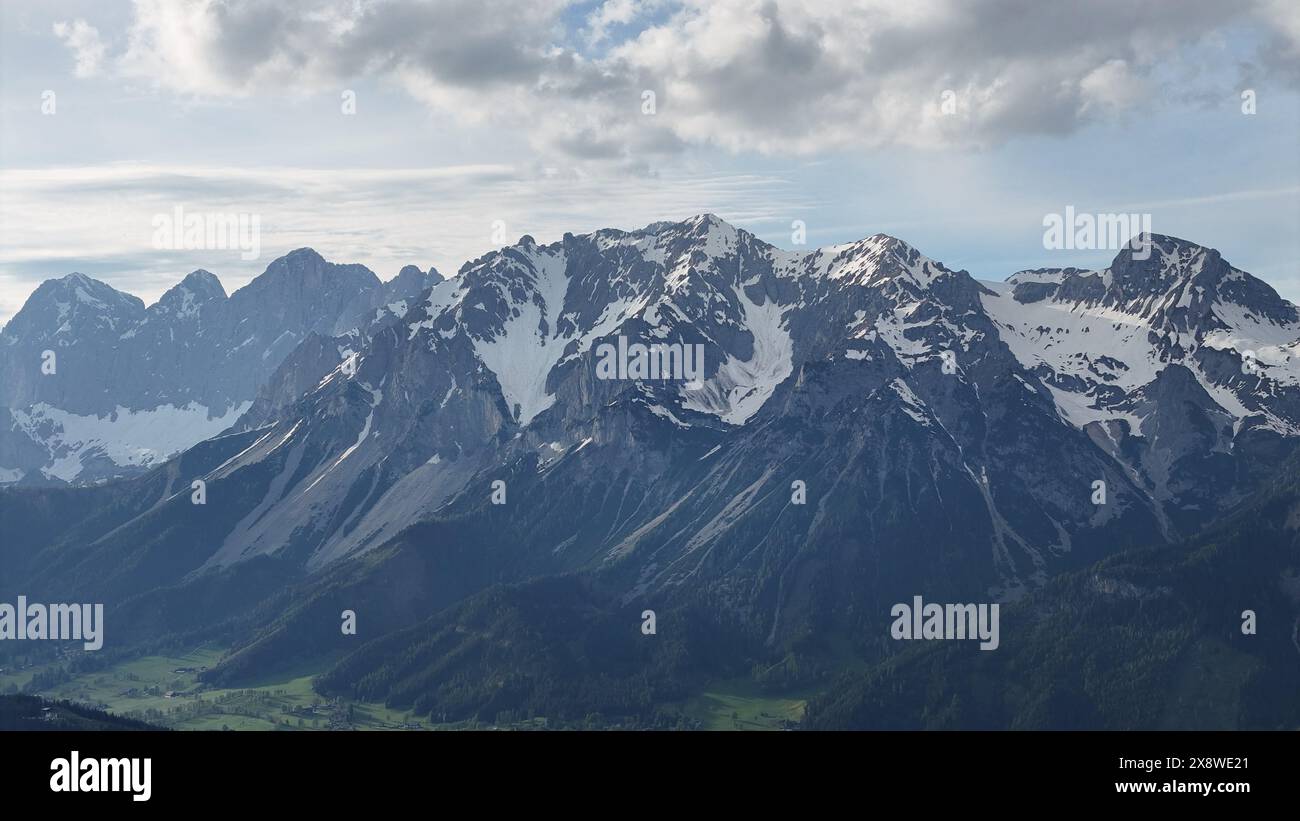 Dachstein on a beautiful summer day Stock Photo