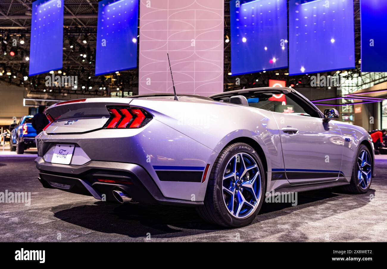 New York City, USA - March 27, 2024: Ford Mustang GT California Special ...