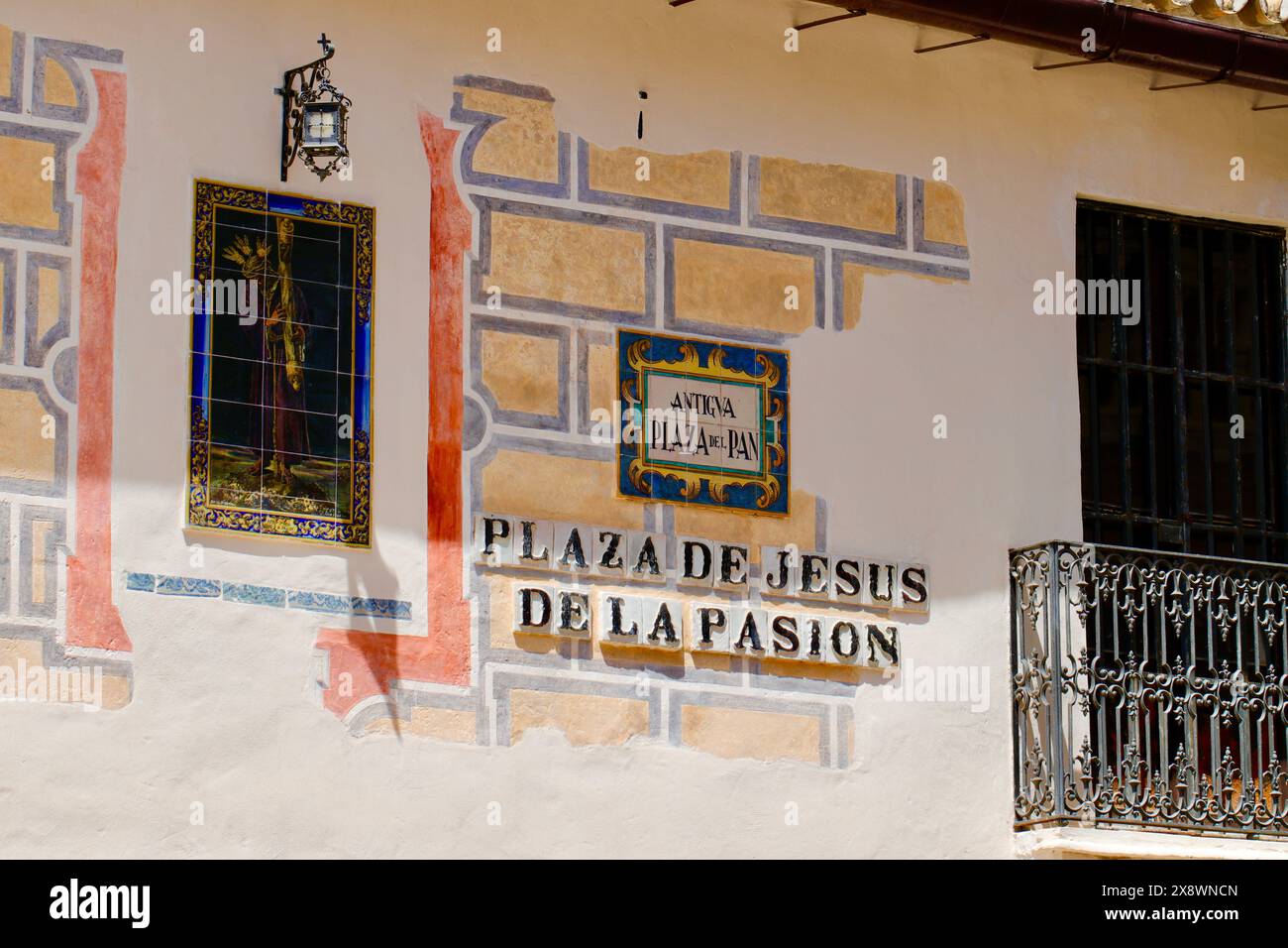 Plaza de Jesus de la Pasion, Seville, Spain Stock Photo