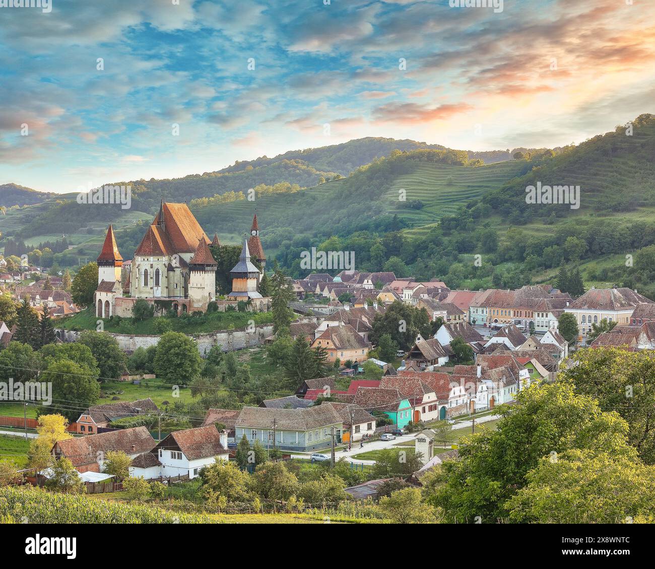 Amazing medieval architecture of Biertan fortified Saxon church in ...
